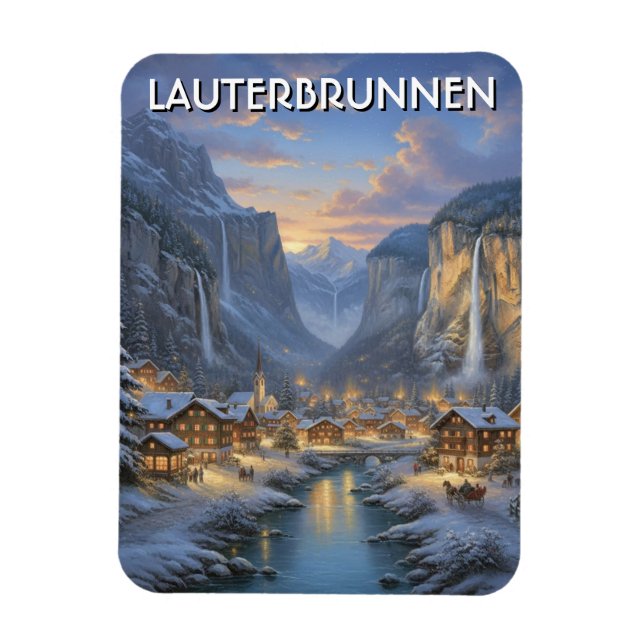 Íman Lauterbrunnen Viagens Suíça (Vertical)