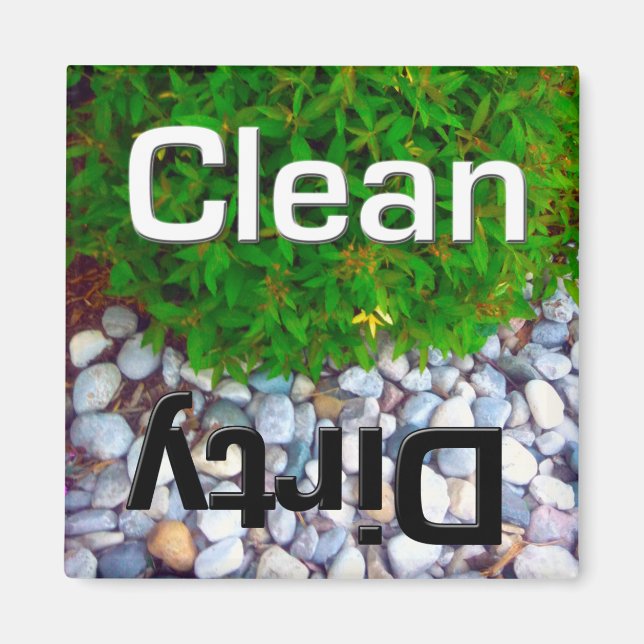 Íman Lava-louça limpa e suja (Frente)