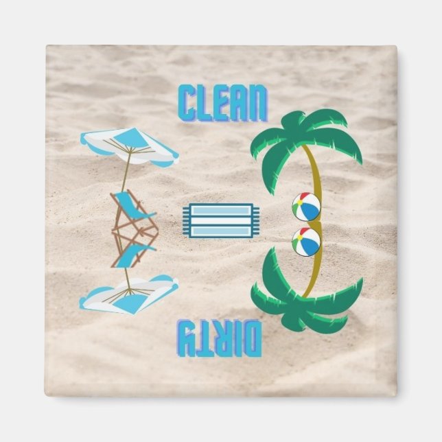 Íman Lava-louça limpa/suja (Frente)