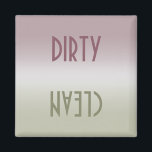 Íman Lava-louça limpa suja<br><div class="desc">Magneta suja/limpa ou aberta/ocupada da máquina de lavar louça. Alerta outros sobre o estado da máquina de lavar louça. Coloque este ímã elegante e moderno na sua máquina de lavar louça para facilitar a sua vida. Vai dizer-lhe se os pratos estão sujos ou limpos. Ele servirá como um lembrete rápido...</div>