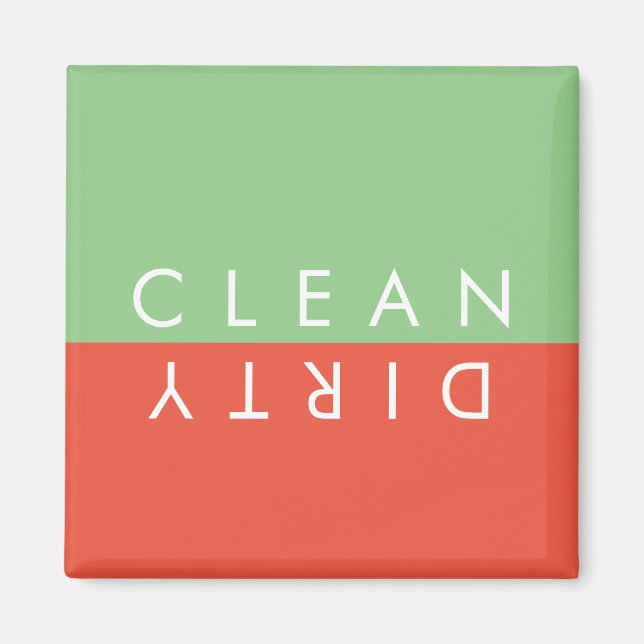 Íman Lava-louça suja limpa (Frente)