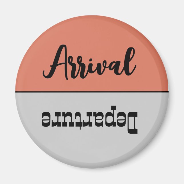 Íman Lava-louças reversível engraçado cinza coral (Frente)