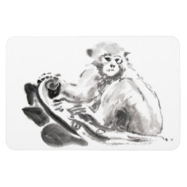 Íman Lava Original Pintura Macaco Ano Zodiano