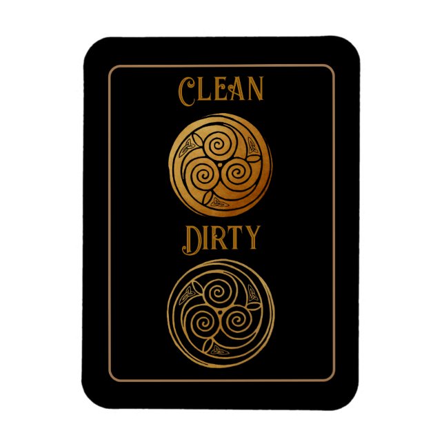 Íman Lavadora de louça Celta Knot Mandala (Vertical)