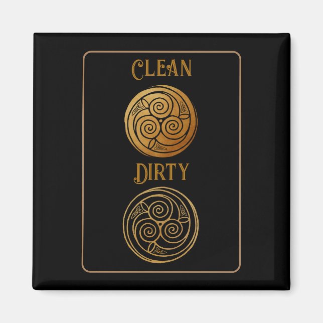 Íman Lavadora de louça Celta Knot Mandala (Frente)