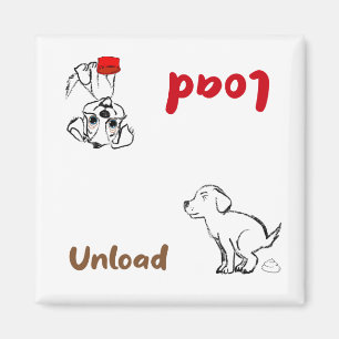 Íman Lavadora de louça de carga e descarga