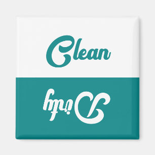 Íman Lavadora de louça limpa ou suja