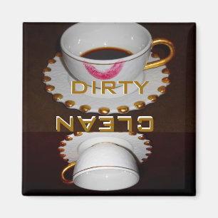 Íman Lavadora de louça limpa ou suja