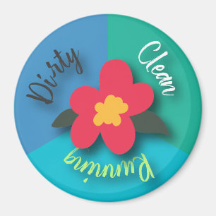 Íman Lavadora de louça Magnet Bonito Cozinha Limpa