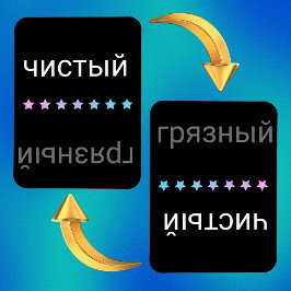 Íman Lavadora de louça russa limpa e suja