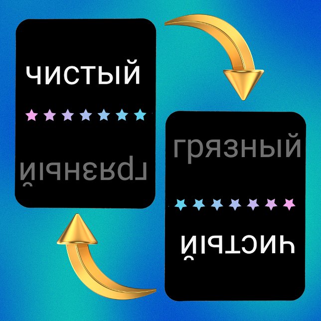 Íman Lavadora de louça russa limpa e suja (Criador carregado)