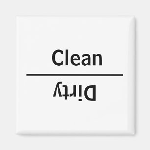 Íman Lavadora de louça suja limpa