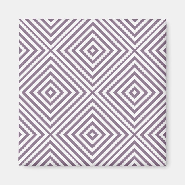 Íman Lavanda Diamond Chevron (Frente)