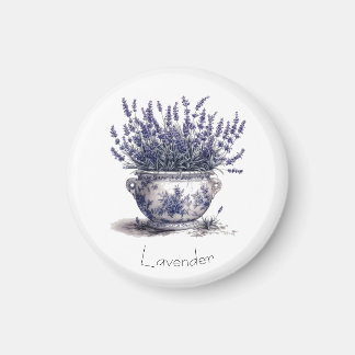 Íman Lavanda no Azul Delft