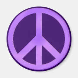 Íman Lavanda no Símbolo da Paz Roxo Escuro
