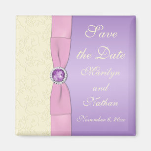 Íman Lavanda, Rosa e Imagem de Favor do Casamento de Ma