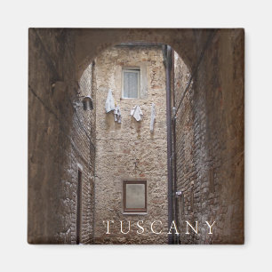 Íman Lavanderia de secagem no ímã do texto de Toscân