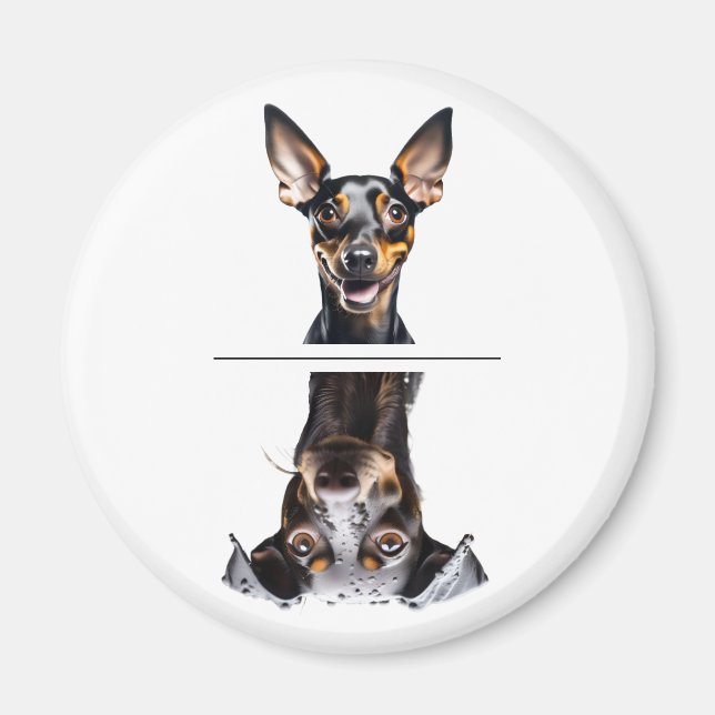 Íman Lavar Louças Manchester Terrier Brinquedo Encantad (Frente)