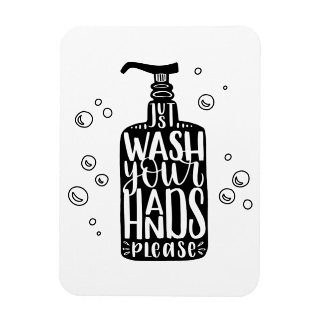 Íman Lave suas mãos, por favor (Vertical)