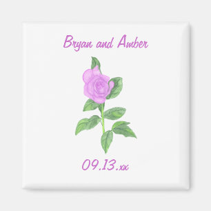 Íman Lavender Rose Salve os ímanes de casamento
