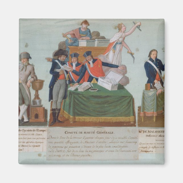 Íman Lavoisier, o Comite de Surete Generale (Frente)