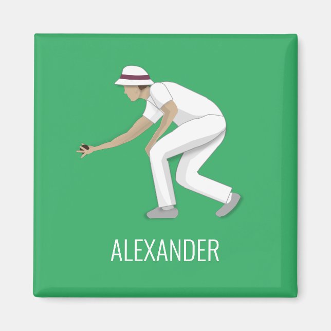 Íman Lawn Bowls (Frente)