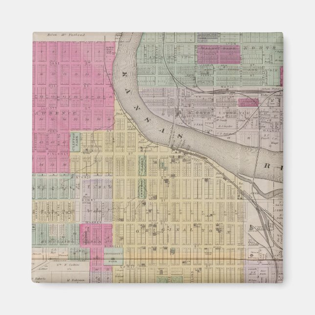 Íman Lawrence, Kansas (Frente)