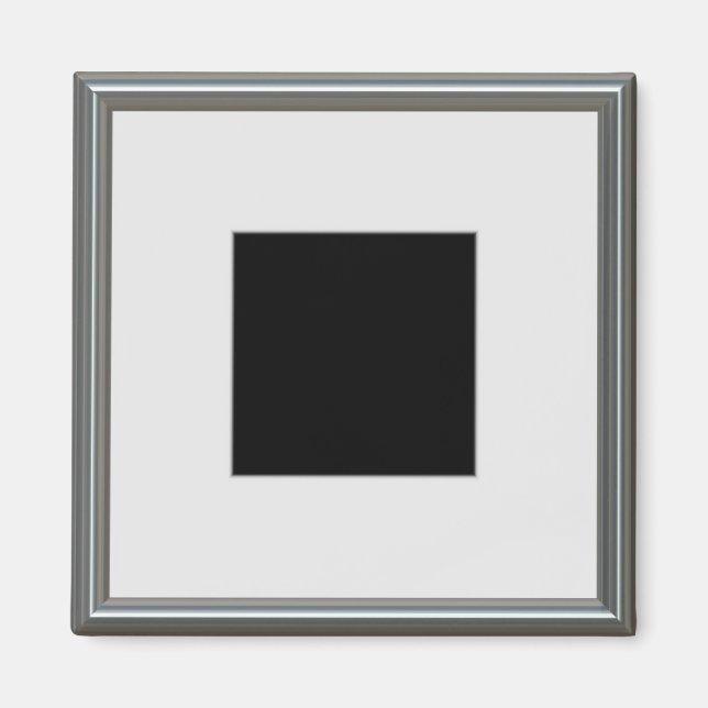 Íman layout da imagem prateada (Frente)