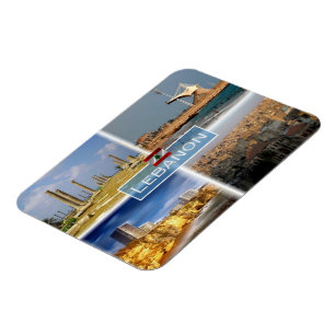 Íman LB Líbano - Beirute - Tripoli - Pneu - Magnet