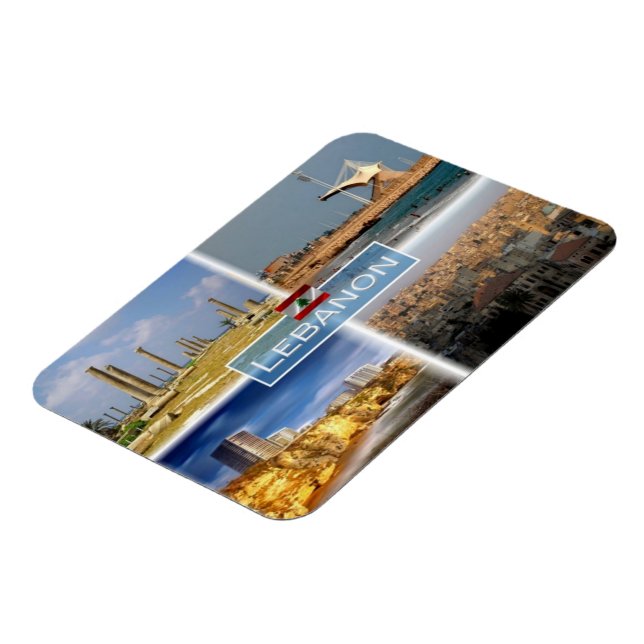 Íman LB Líbano - Beirute - Tripoli - Pneu - Magnet (Left Side)