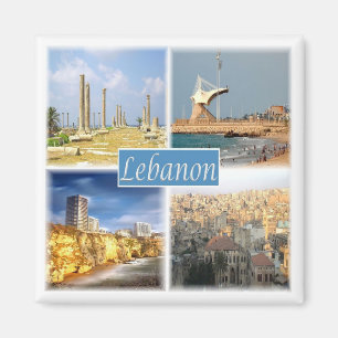 Íman LB * Líbano - Mosaico - Colagem