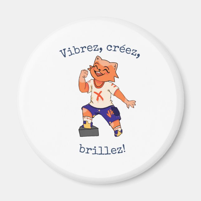 Íman  Le Badge de la Créativité Éclatante (Frente)