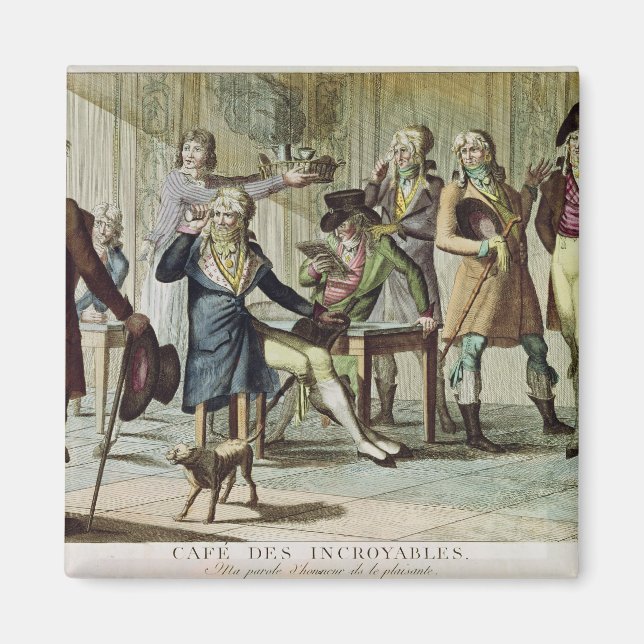 Íman Le Cafe des Incroyables, 1797 (Frente)