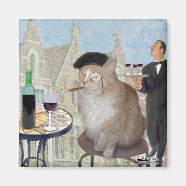Íman Le Cat du Cafe (Frente)