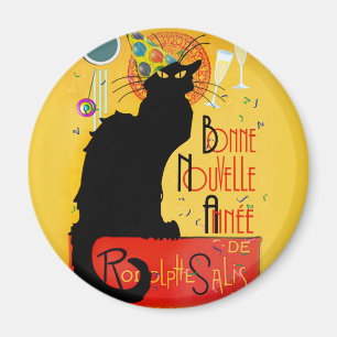 Íman Le Chat Noir - Bonne Nouvelle Année