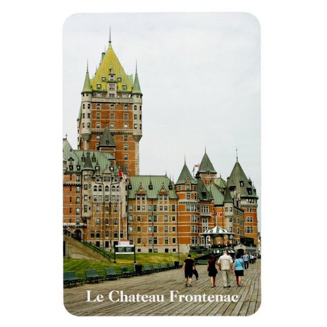 Íman Le Chateau Frontenac Cidade do Québec Canadá (Vertical)