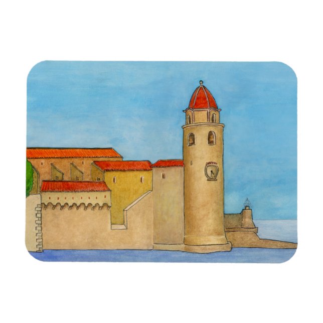 Íman Le Clocher de Collioure (Horizontal)