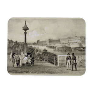Íman Le Louvre, gravado por Auguste Bry (gravura)