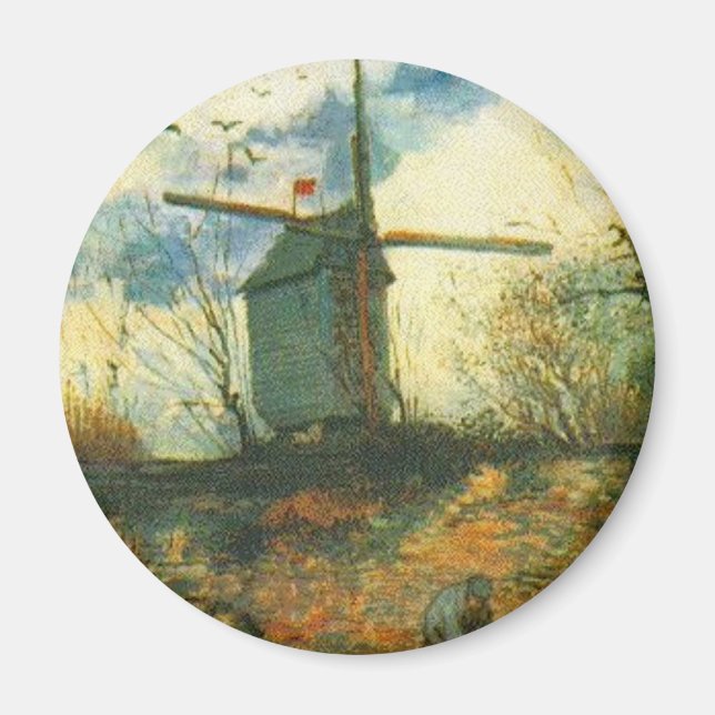 Íman Le Moulin de la Galette Van Gogh (Frente)