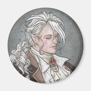 Íman Le Portrait Du Vampire Gothic Magnet