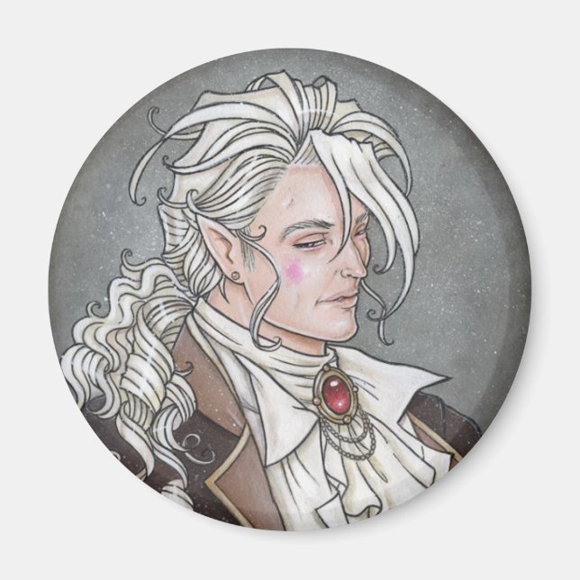 Íman Le Portrait Du Vampire Gothic Magnet (Frente)