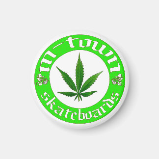 Íman leaf magnet white