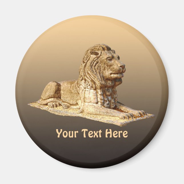 Íman Leão de pedra (Frente)