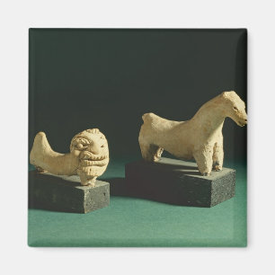 Íman Leão do Terracotta e cavalo, Mohenjodaro 2300-175
