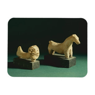 Íman Leão do Terracotta e cavalo, Mohenjodaro 2300-175