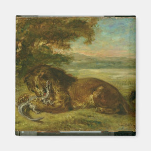 Íman Leão e jacaré, 1863
