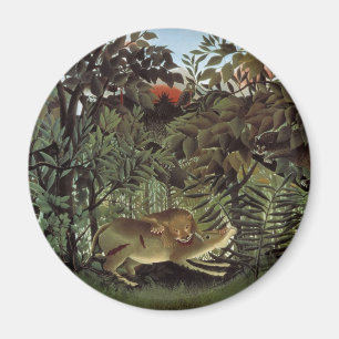 Íman Leão Faminto de Henri Rousseau, Animal Selvagem An