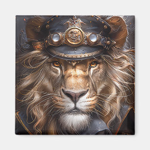 Íman Leão Steampunk