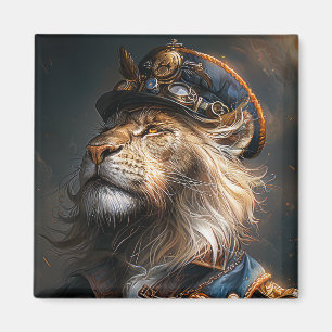 Íman Leão Steampunk
