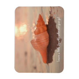 Íman Leave a little Sparkle Horse conch Shell card